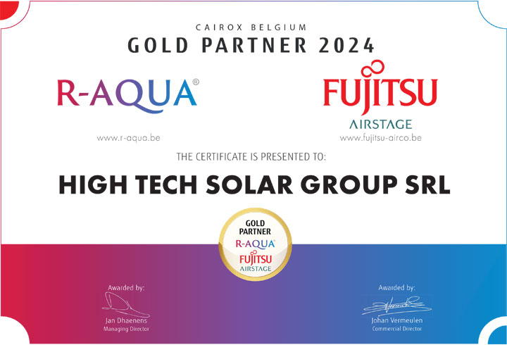 gold partner 2024 fujitsu pour high tech solar group srl