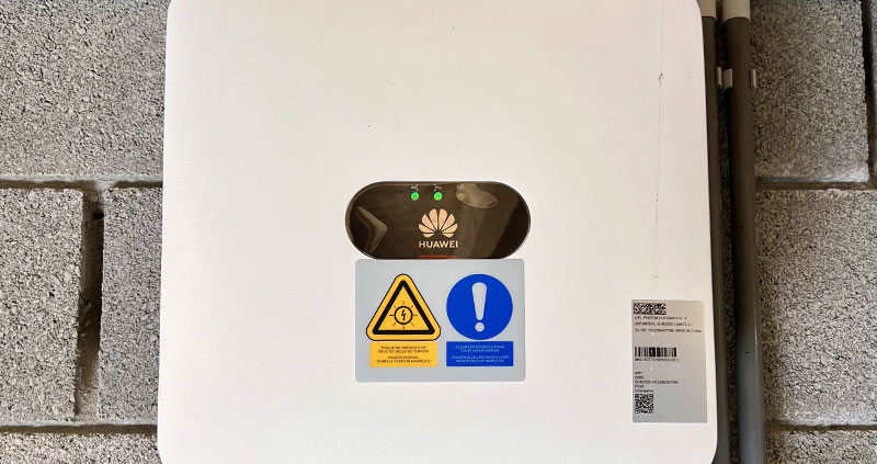 onduleur Huawei Sun2000 installé dans la région de Liège